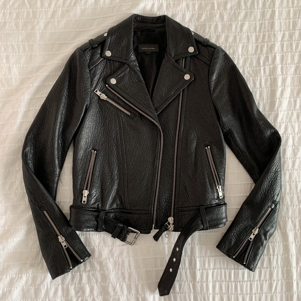Mackage Rumer Leather Jacket | Biker | Aritzia